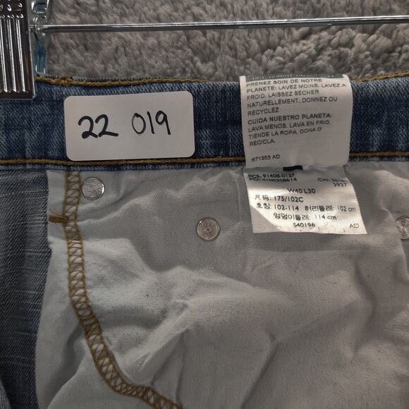 Signature by Levi Strauss Jeans Men’s 40x30 Blue Relaxed Fit Medium Wash Denim - Picture 14 of 14